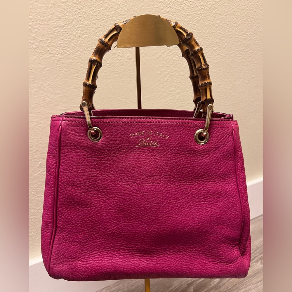 Authentic Gucci Bamboo Tote